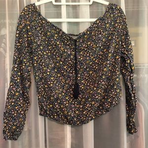 floral blouse